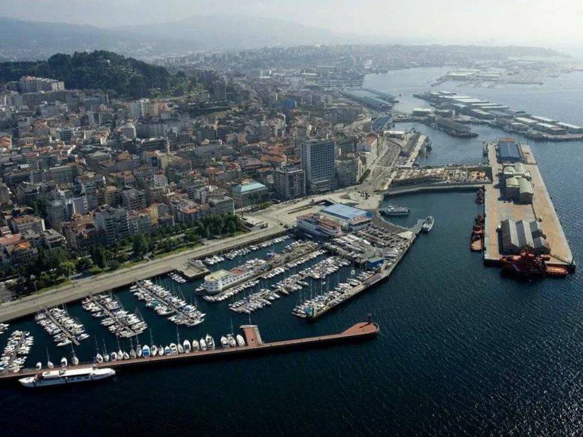Foto: Vista aérea del puerto de Vigo (Living Ports)