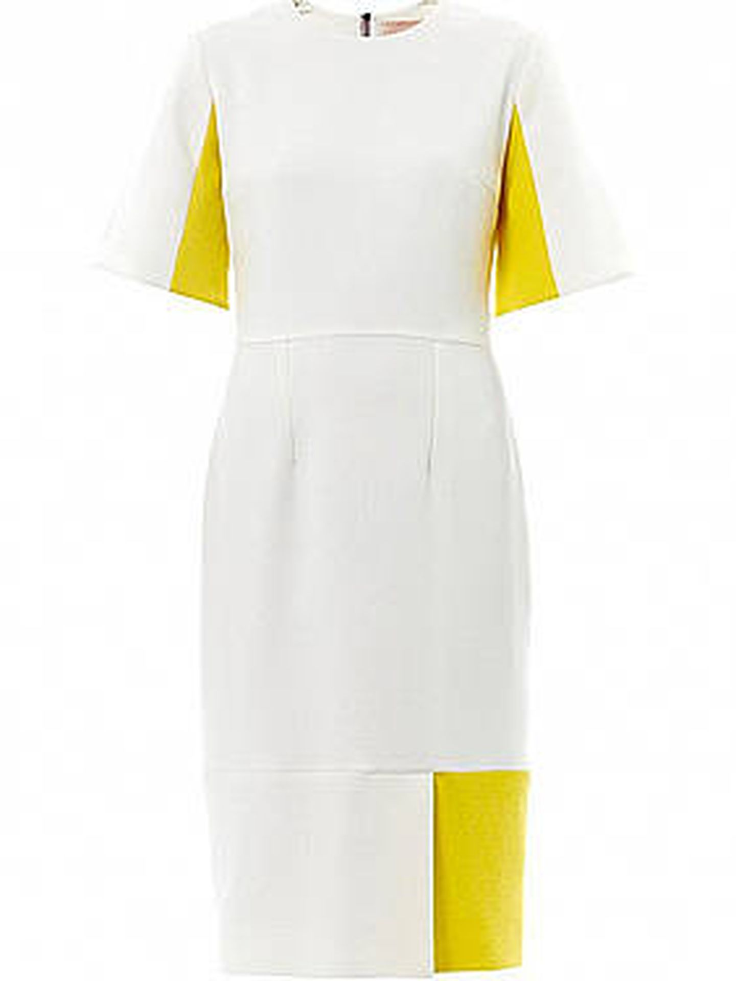 El vestido de Roksanda Ilincic en el que se inspiró el de Kate Middleton. (Cortesía)