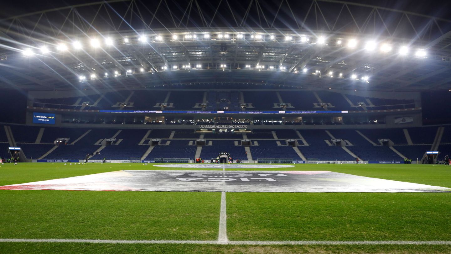 Estadio Do Dragao, en Oporto, sede de la final de la Champions League 2020/21. (Reuters)