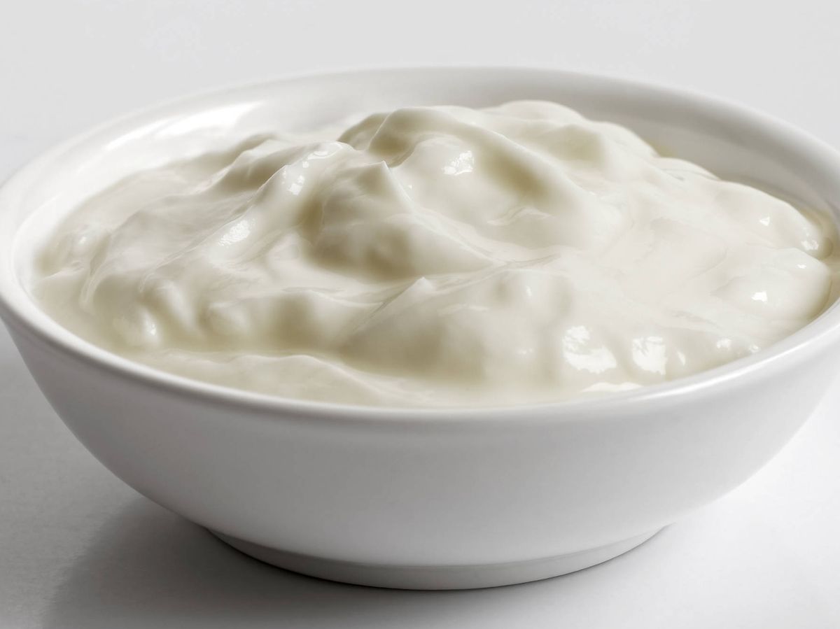 Foto: Yogur natural skyr. (iStock)