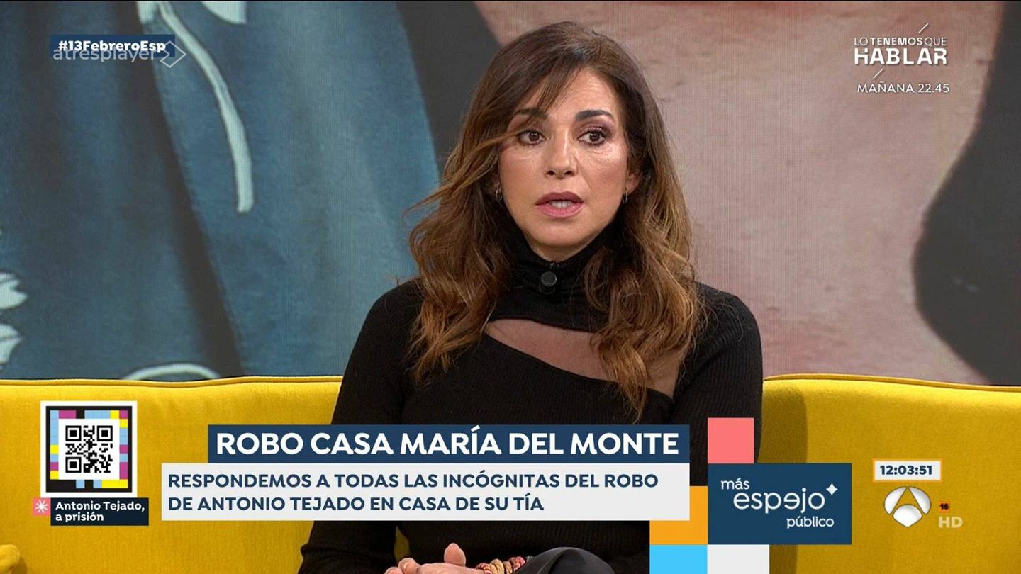 Mariló Montero, en 'Espejo público'. (Antena 3)