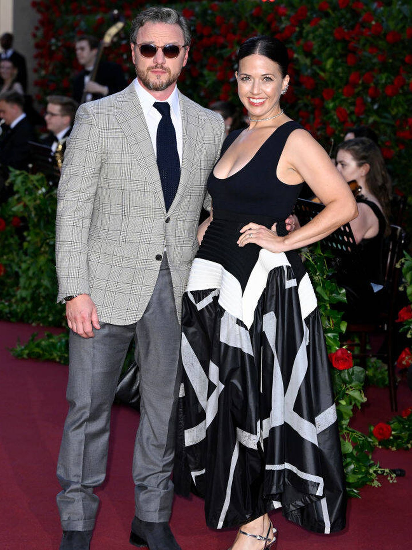 James McAvoy y Lisa Liberati. (Getty Images)