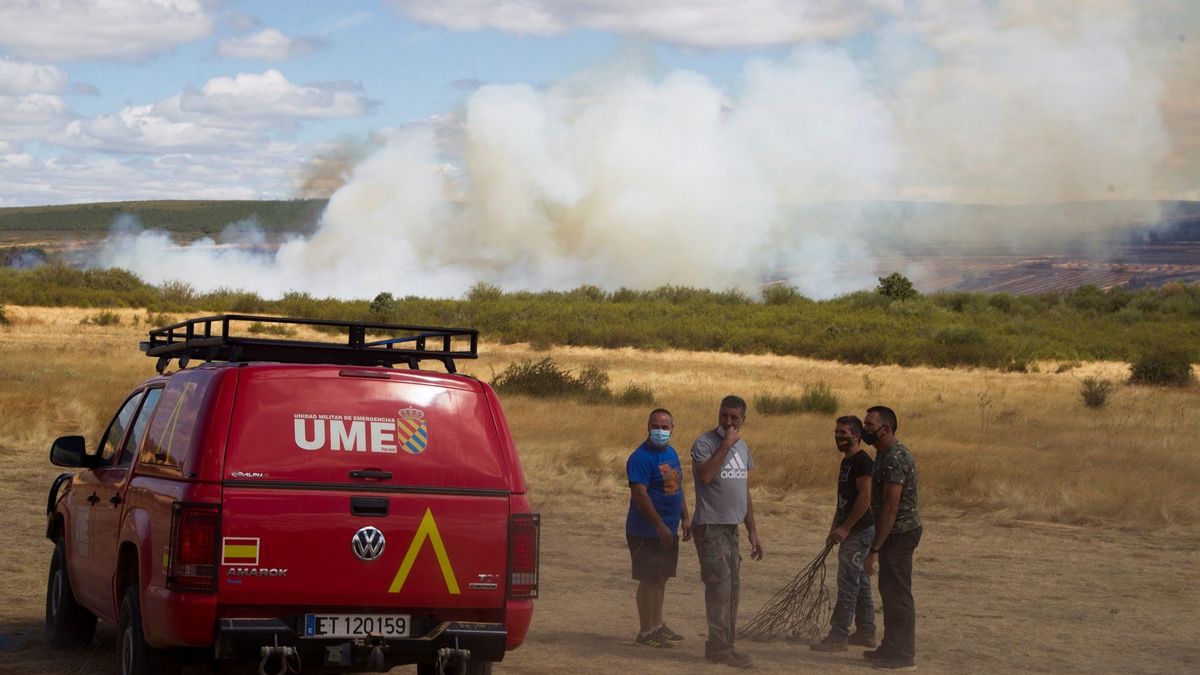 Estabilizado el incendio forestal de Zamora, el de mayor extensión del verano