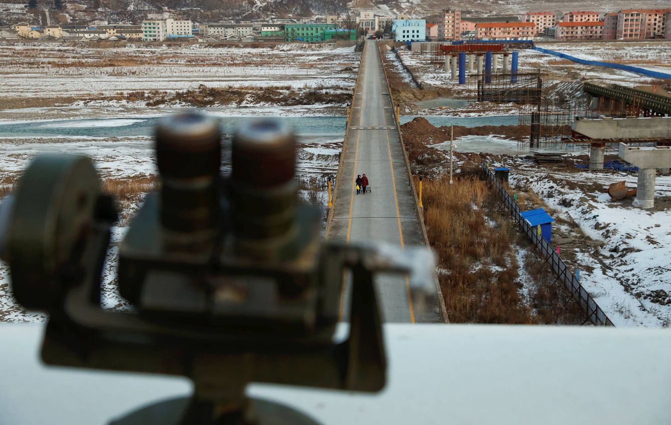 Puente Tumen entre China y Corea del Norte (Reuters)