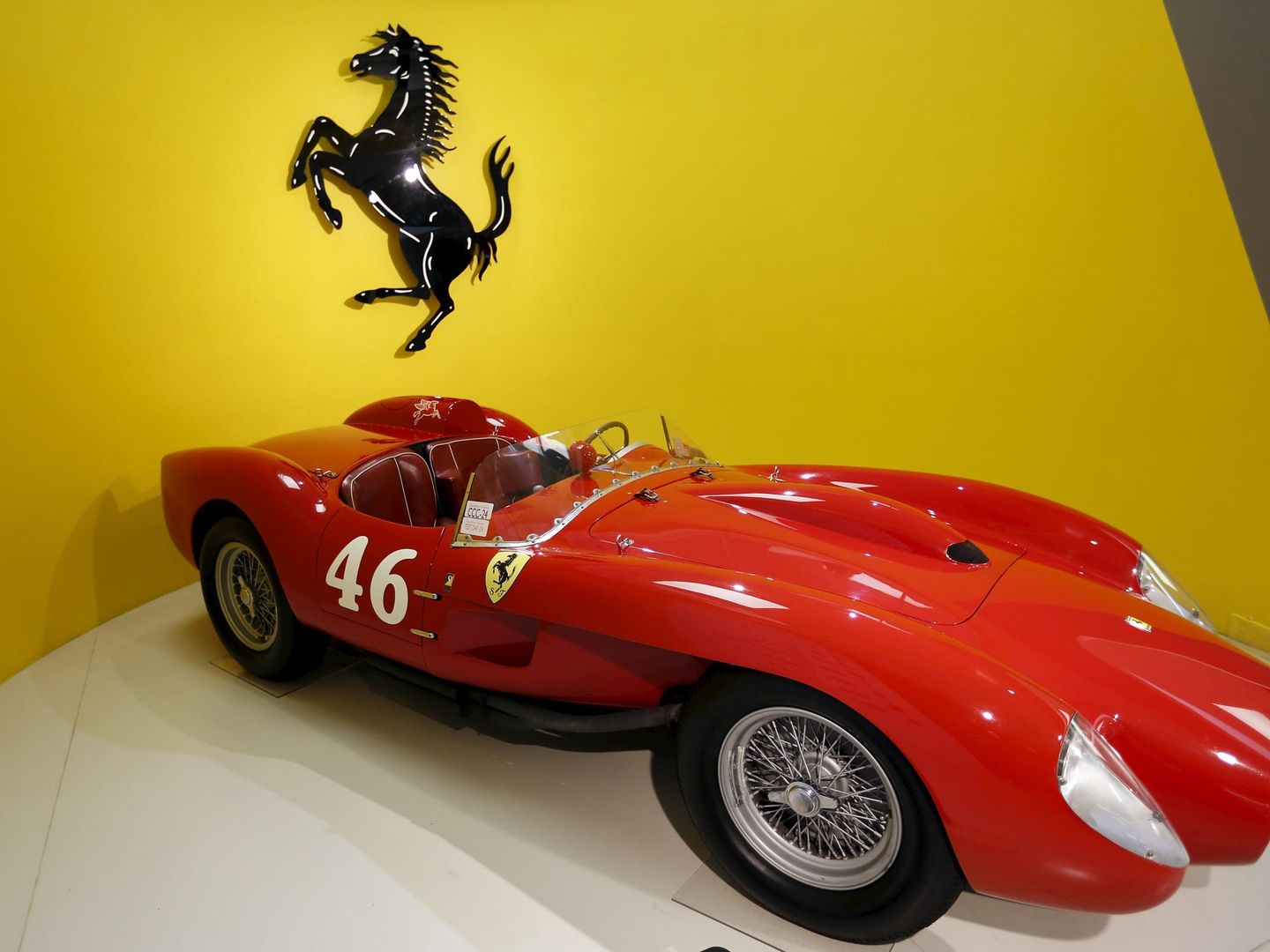 Un Ferrari clásico en Maranello. (EFE) 