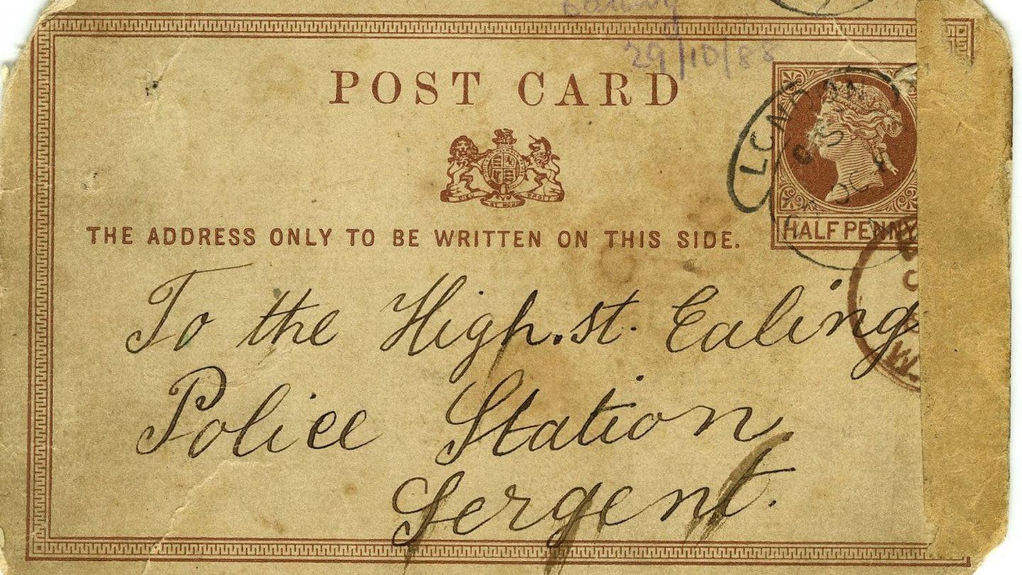 Esta carta, adjudicada a 'Jack el Destripador', data del 29 de octubre de 1888, once días antes de que Mary Kelly, la supuesta última víctima del criminal, fuese asesinada. (Efe)