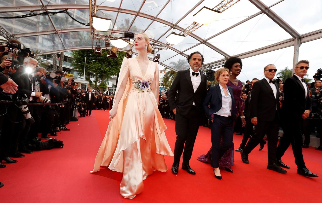 Elle Fanning, en Cannes.