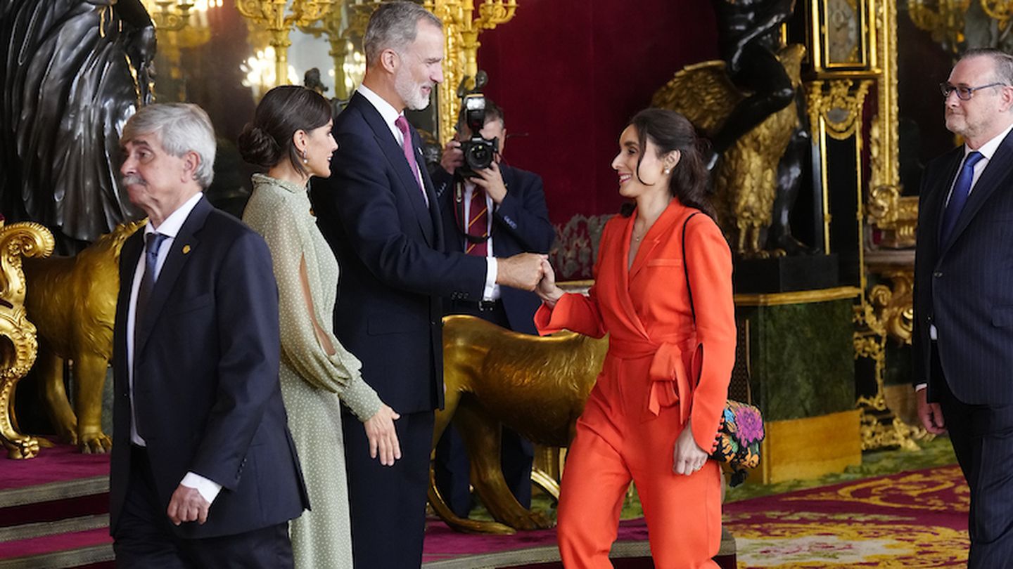 Paloma Segrelles este 12 de octubre en la recepción del Palacio Real. (Limited Pictures)