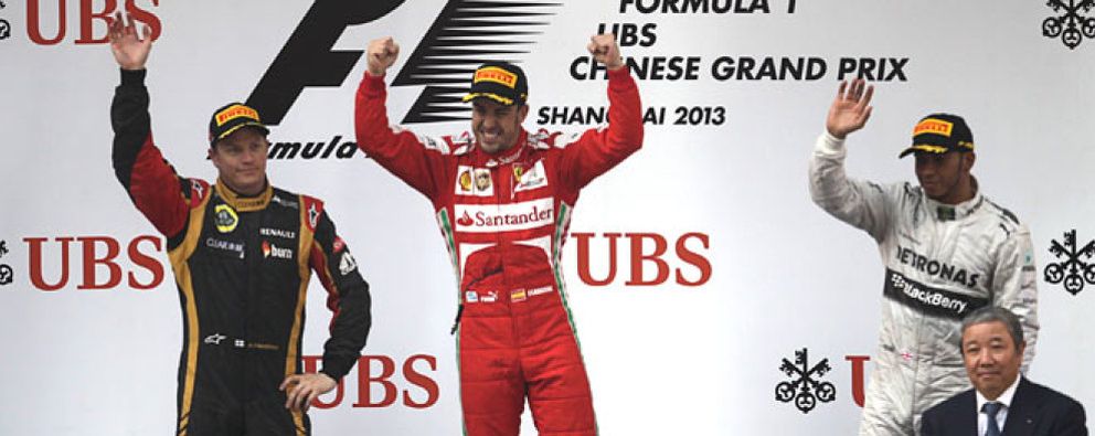 Foto: Fernando Alonso gana en China con un Ferrari autoritario por delante de Raikkonen y Hamilton