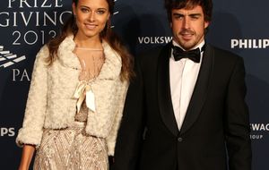 Fernando Alonso, el gran ausente en el 25 cumpleaños de Dasha Kapustina