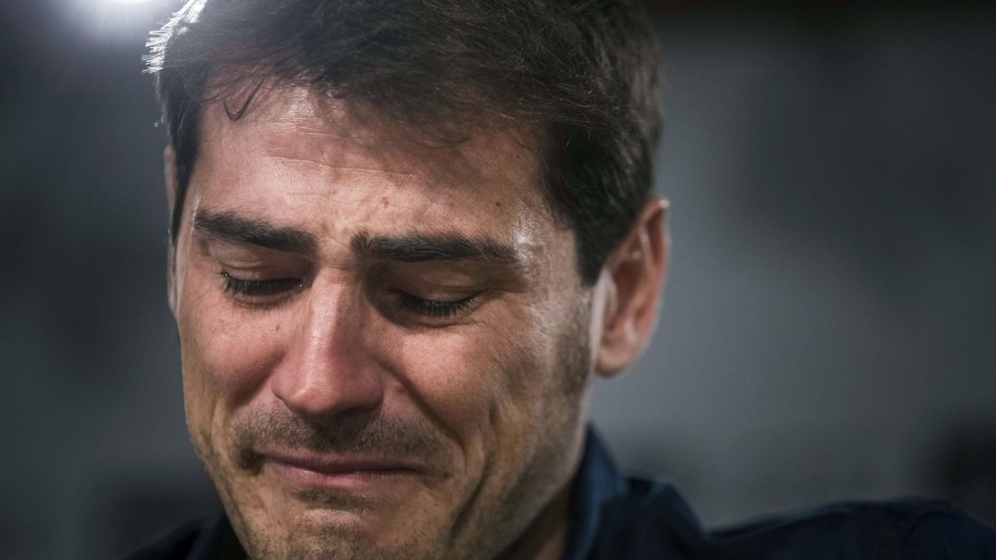 Casillas, el día que anunció oficialmente su marcha del Real Madrid. (EFE)