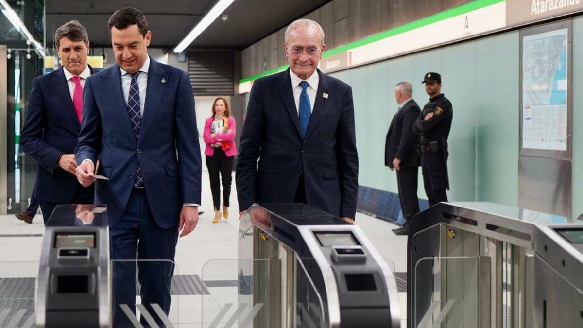 El Metro de Málaga llega al centro 14 años después de su inauguración y con una estación a medio gas