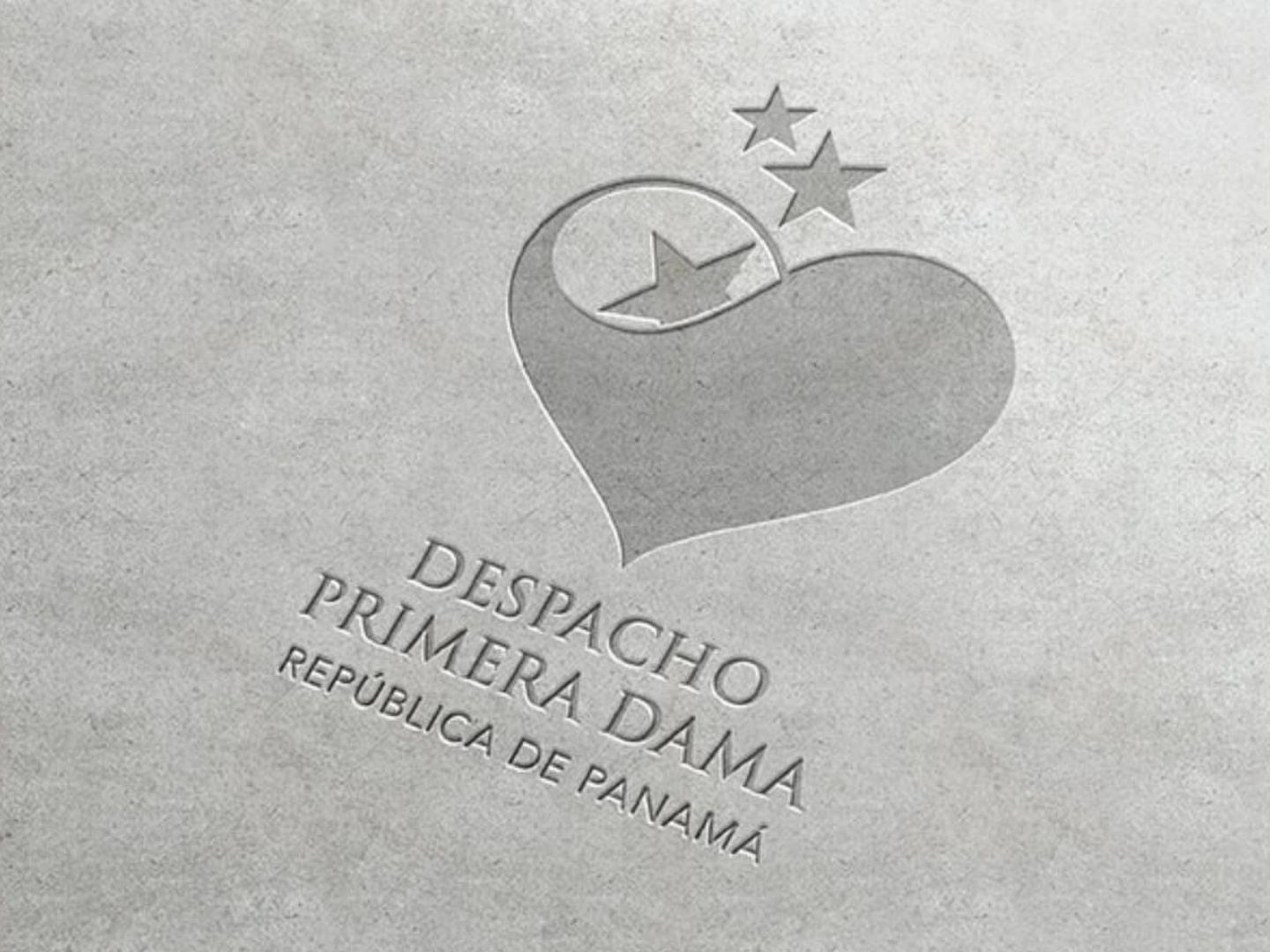 Sello de la identidad gráfica de la primera dama de Panamá creado por Pepe Canya. (Ají by Canya)