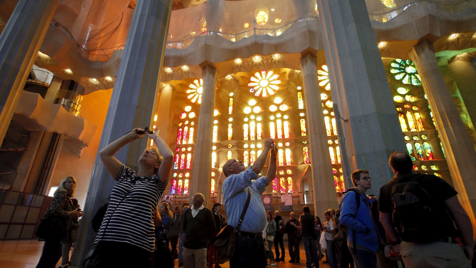 Foto: Interior de la Sagrada Familia en una imagen de archivo. (Reuters)