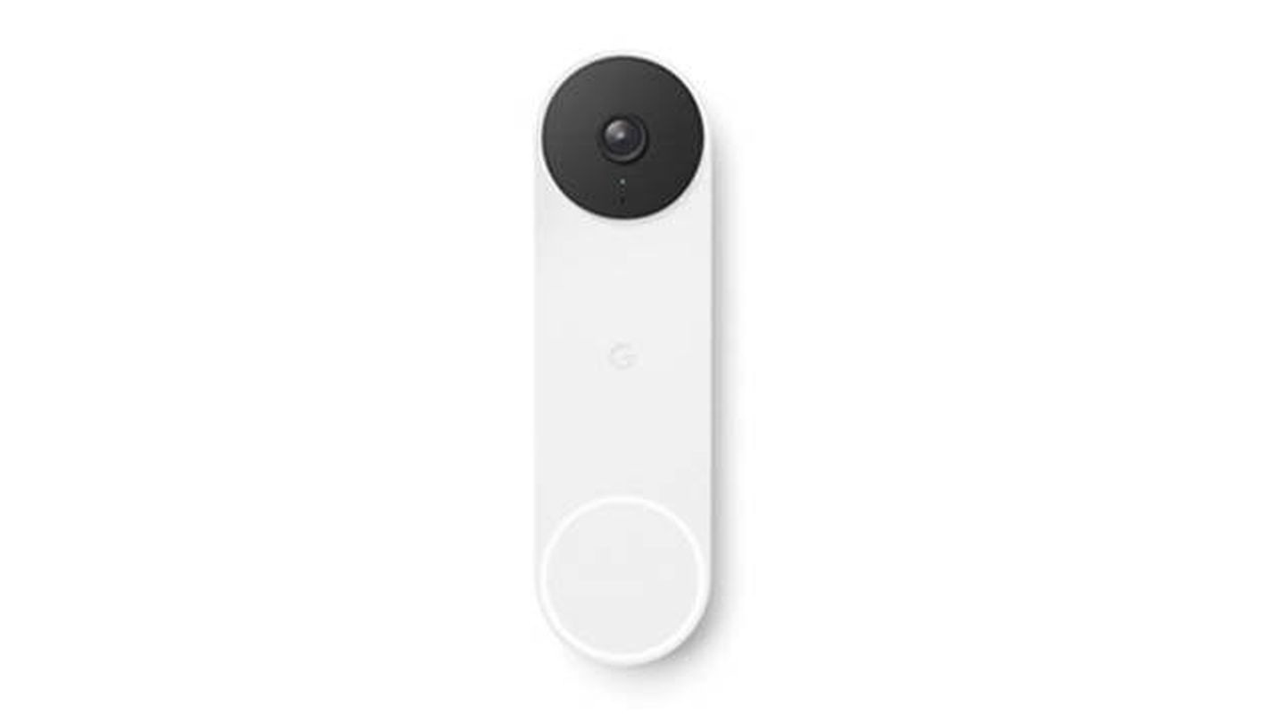 Timbre inteligente Nest Doorbell con batería. (Google)