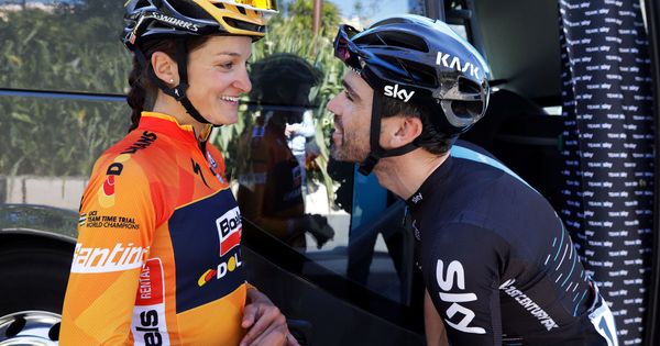 Foto: Al menos en la Vuelta a su país, Lizzie Deignan aspira al mismo premio que su marido Philip Deignan en la prueba masculina. (Reuters)
