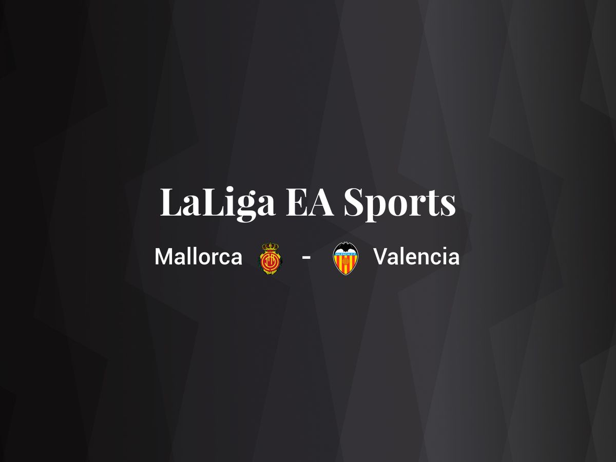 Foto: Resultados Mallorca - Valencia de LaLiga EA Sports (C.C./Diseño EC)