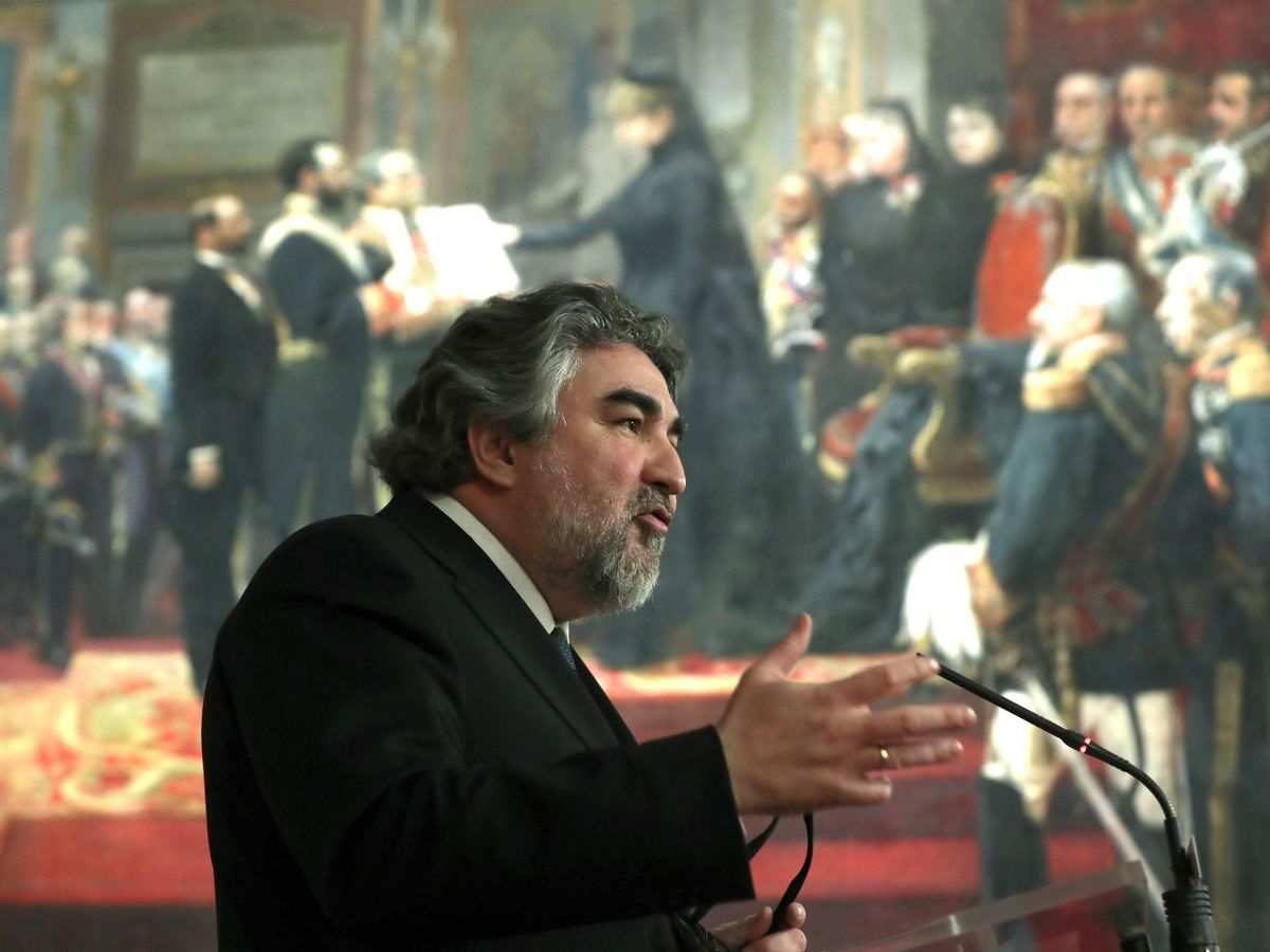 Foto: El ministro de Cultura, José Manuel Rodríguez Uribes, el pasado 2 de marzo en el Senado. (EFE)