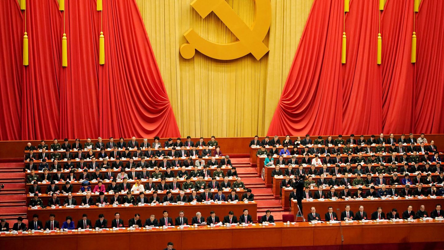 Xi Jinping dando un discurso en 2017. (Reuters)