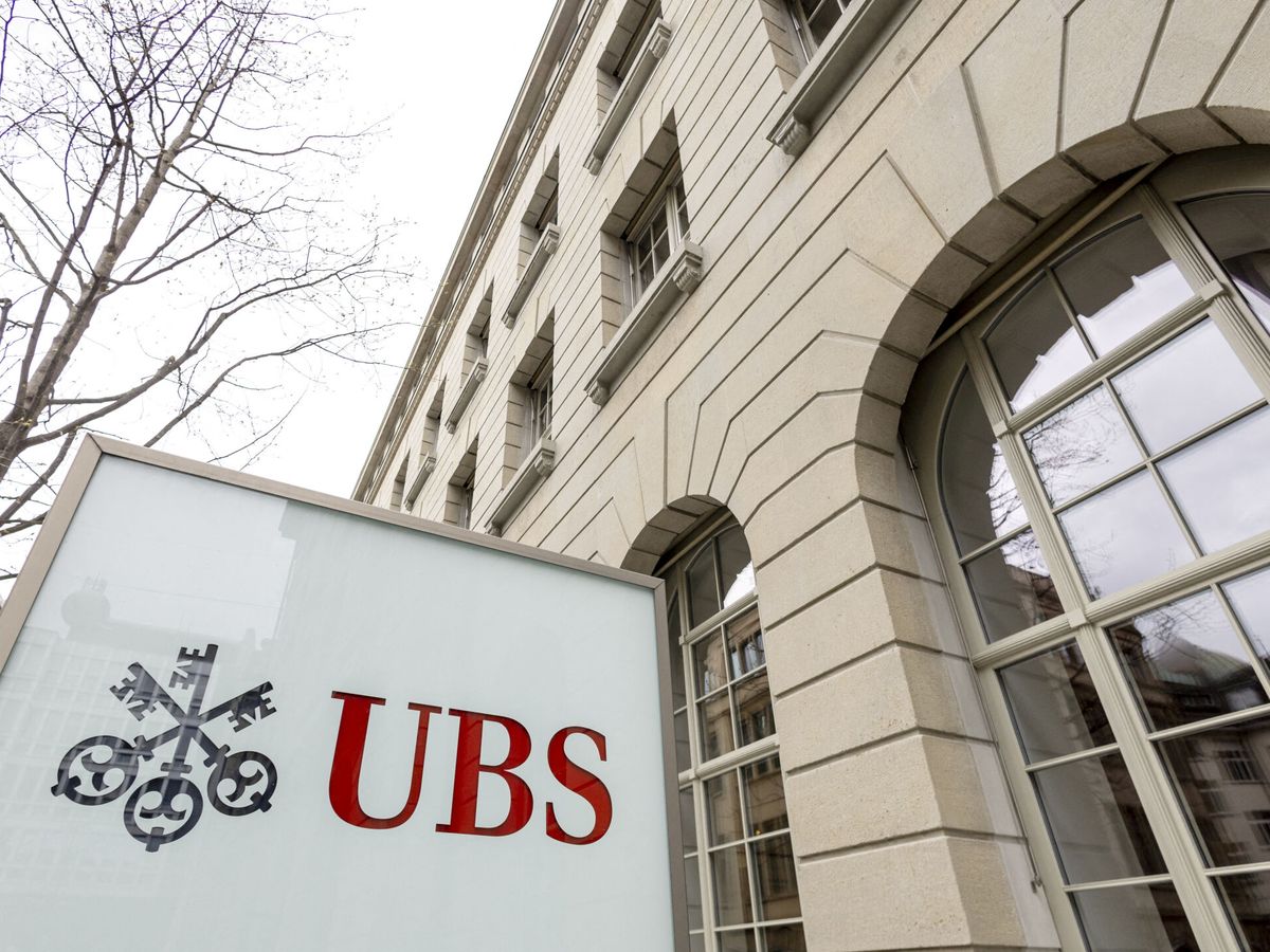 Foto: Logo de UBS. (Reuters/Denis Balibouse)