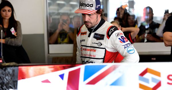 Foto: Fernando Alonso en las 24 horas de Daytona. (EFE)