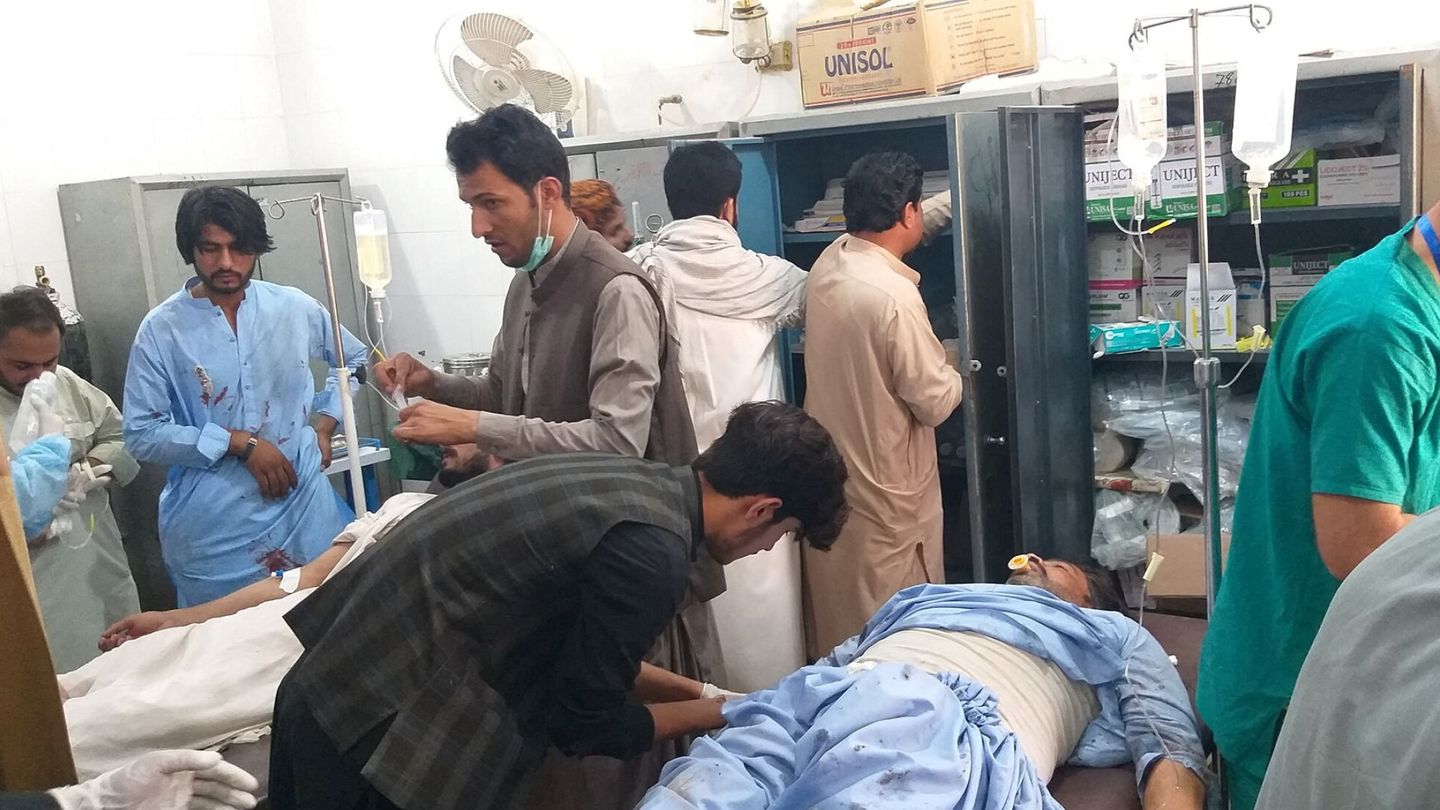 El hospital donde están siendo atendidos los heridos. (Reuters)