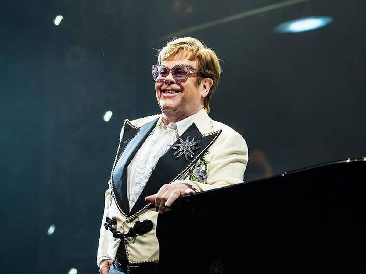 Foto: Elton John, durante un concierto. (Instagram/@eltonjohn)
