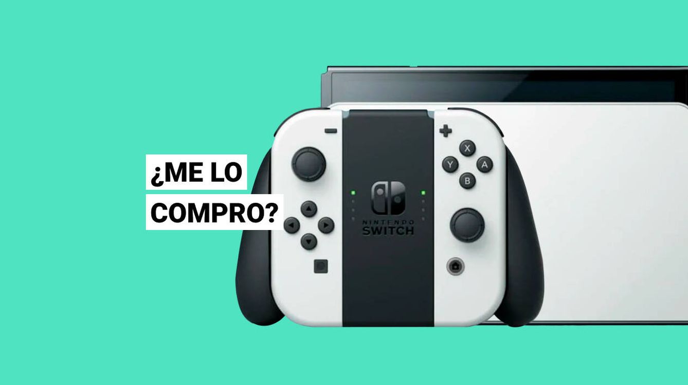 Foto: La nueva Nintendo Switch OLED Edition. Foto: EC
