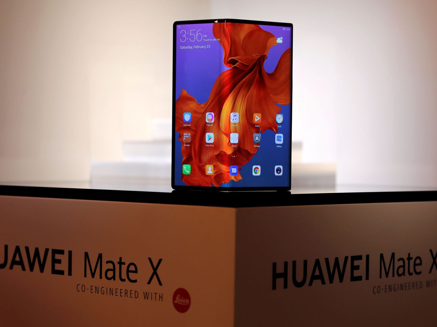 El nuevo Huawei Mate X. (Reuters)