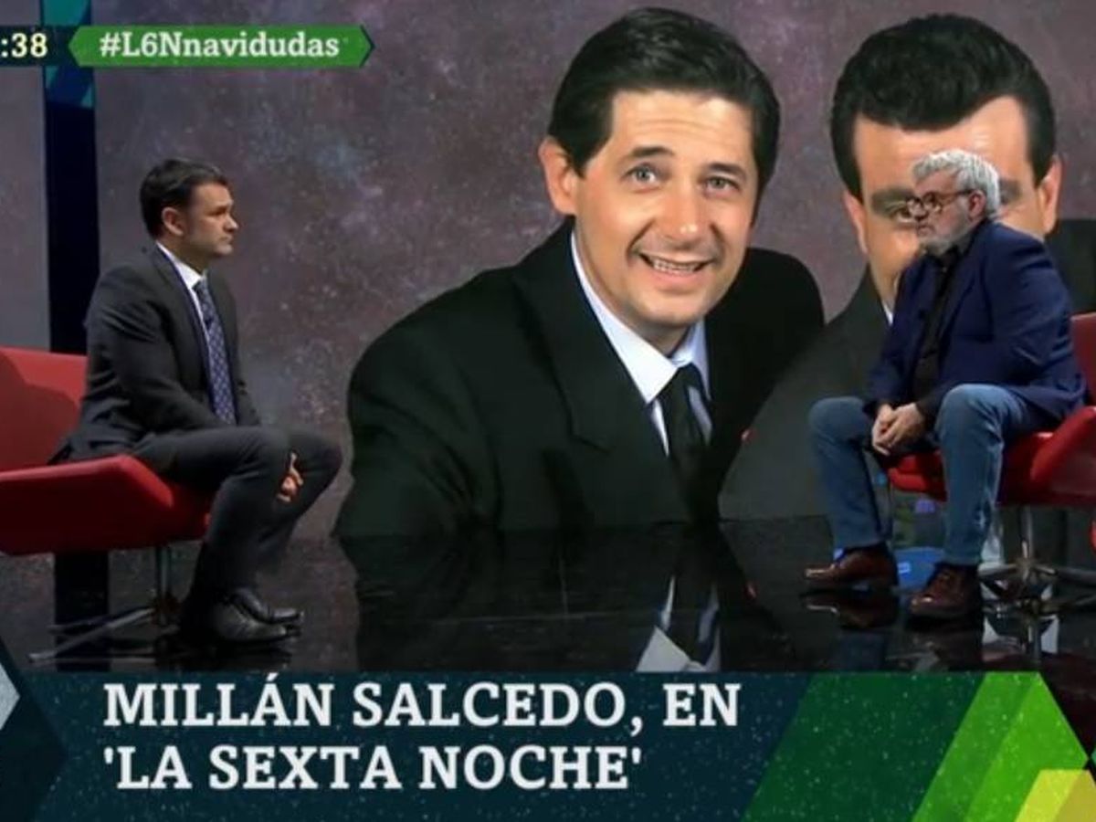 Foto: Iñaki López y Millán Salcedo, en 'La Sexta noche'. (Atresmedia).