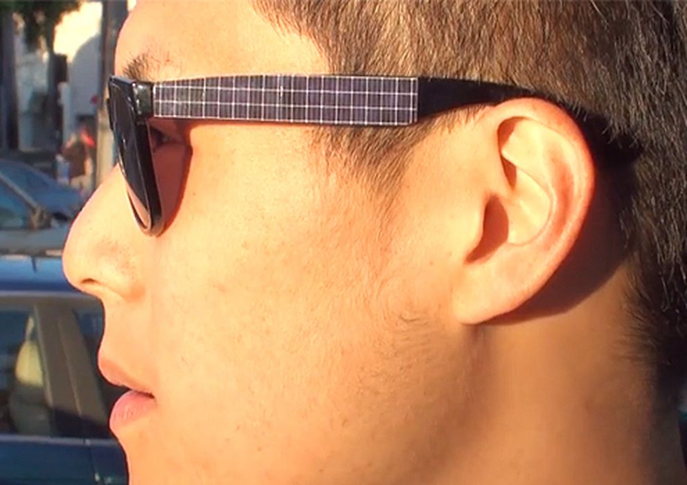 Foto: Las gafas Shama Shades, con paneles solares incorporados