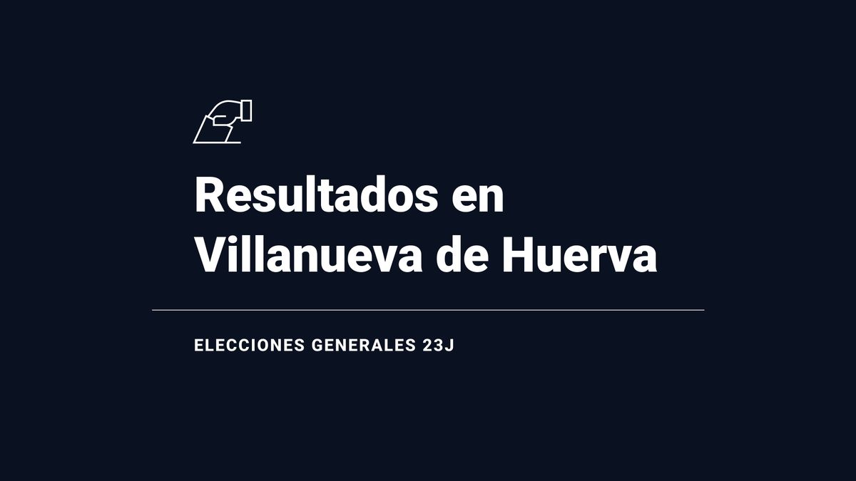 Resultados en Villanueva de Huerva: votos y número de escaños de las elecciones generales 2023, en directo