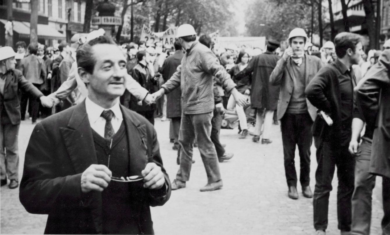 Imagen de archivo cedida por el Museo de la Prefectura de la Policía parisina sobre los disturbios de mayo del 1968. (EFE)