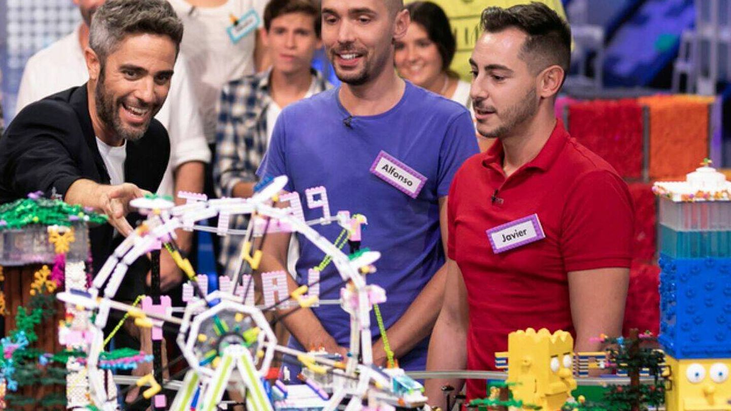 Roberto Leal, en 'Lego Masters'. (Antena 3).