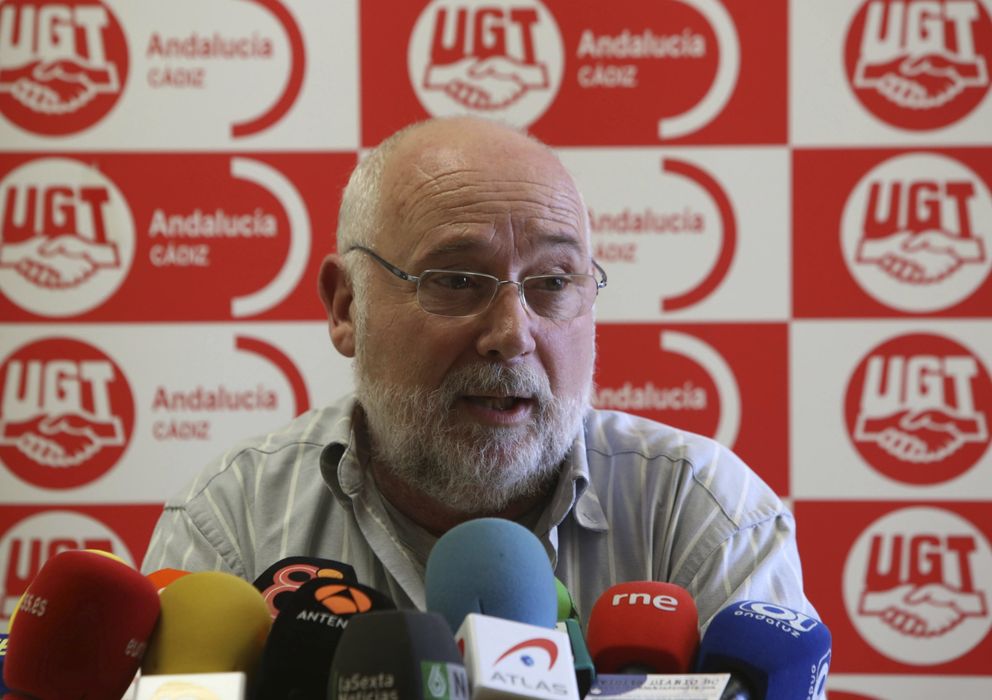 Foto: El secretario de Organización y Coordinación de Área Interna de UGT Andalucía, José Manuel Ferrer. (EFE)