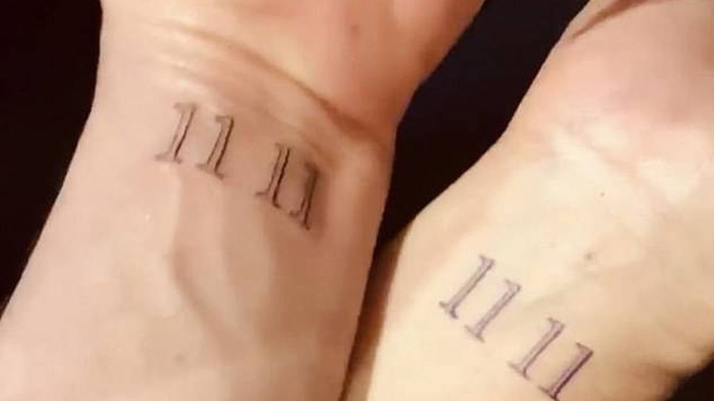  Los tatuajes de las dos amigas. (IG @jenniferaniston)