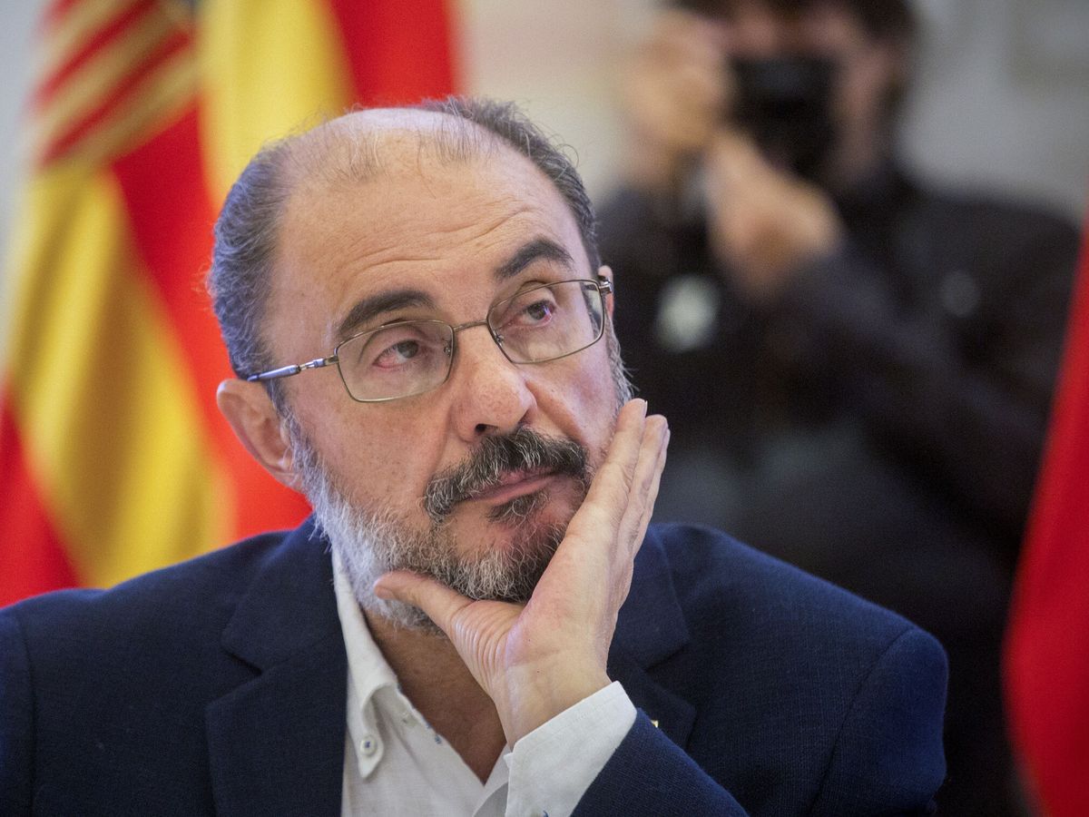 Foto: El presidente de Aragón, Javier Lambán. (EFE/Toni Galán)