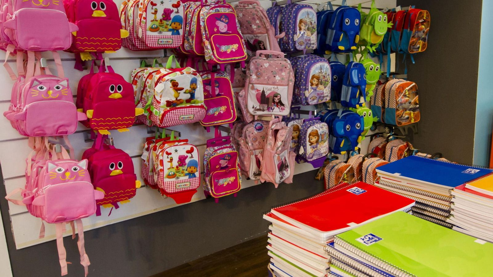 Foto: Las tiendas ya tienen el material escolar preparado. (EFE)