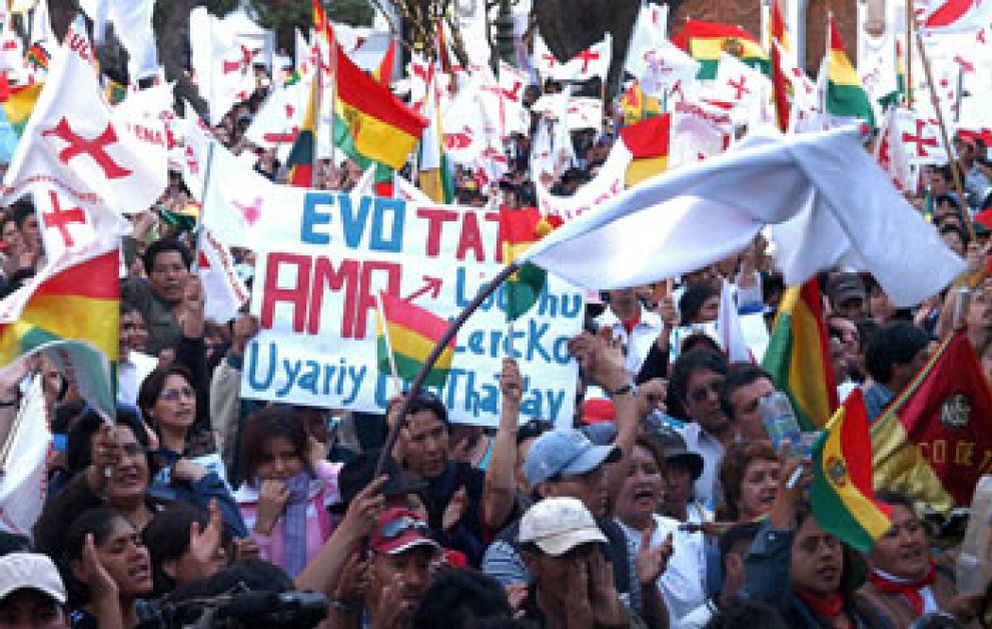 Foto: Bolivia, más polarizada aún tras la huelga de seis regiones contra Morales