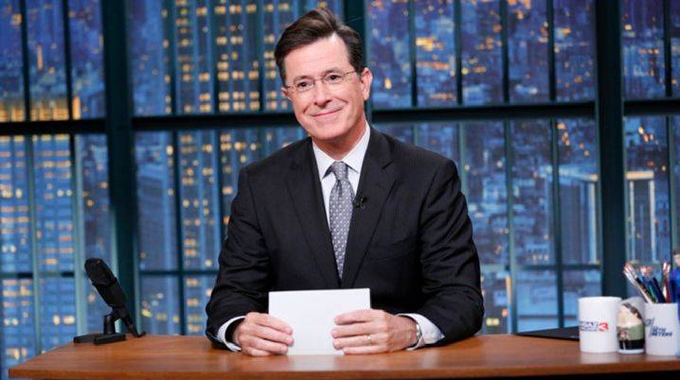 El presentador y humorista Stephen Colbert.