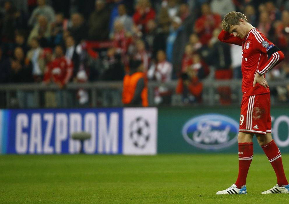 Foto: Kroos en el Santiago Bernabéu tras la eliminación del Bayern (Reuters).