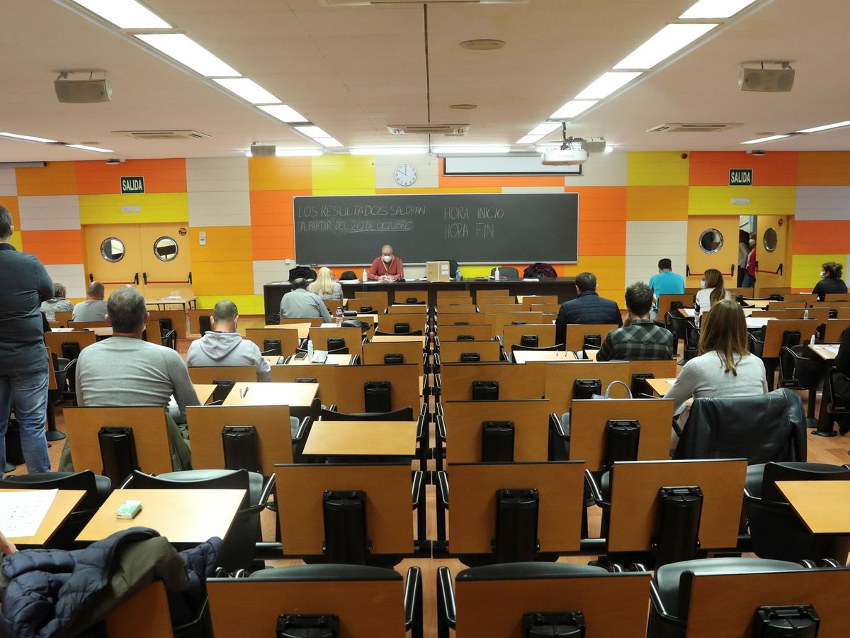 Foto: Vista de un aula de la UAM. (EFE/Kiko Huesca)