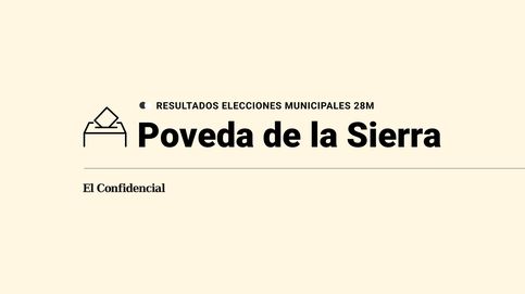 Resultados y ganador en Poveda de la Sierra durante las elecciones del 28-M, escrutinio en directo