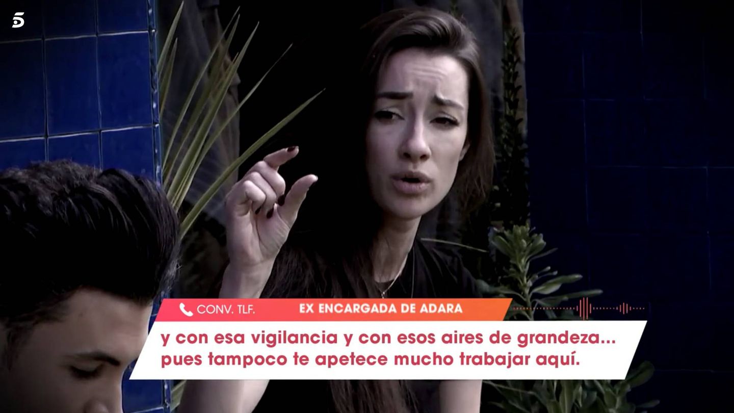 Adara Molinero, en 'Viva la vida'. (Telecinco)