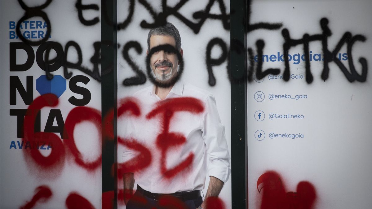 Expulsan del país a un joven detenido por realizar pintadas a favor de ETA en Sodupe 