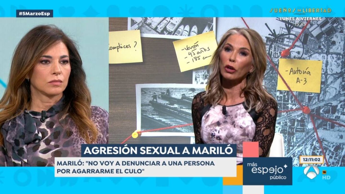 Mariló Montero junto a la abogada Montse Suárez en 'Espejo público'. (Atresmedia)