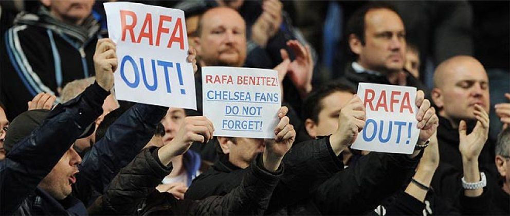 Foto: Rafa Benítez cierra la boca a la afición del Chelsea con su segunda semifinal