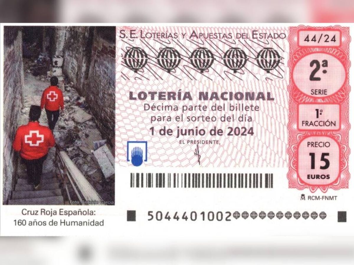 Foto: El billete también puede adquirirse de forma digital (www.cruzroja.es)