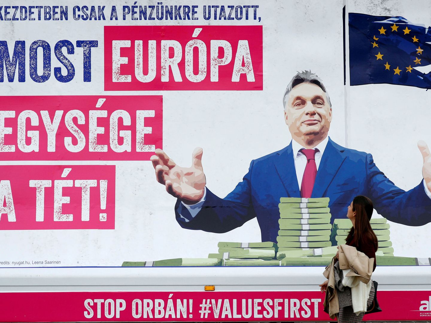 Una campaña de los liberales europeos contra Viktor Orbán. (Reuters)