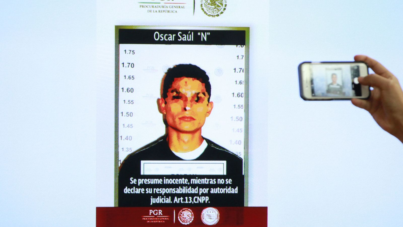 Foto: Fotografía en la que se observa a Óscar Saúl "N", presunto homicida de la española María Villar. (EFE)